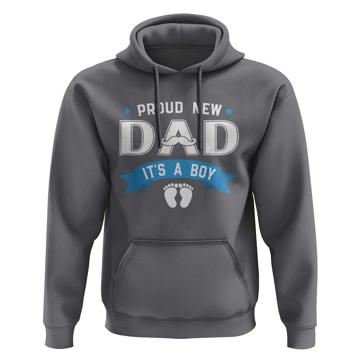 New Dad It's a Boy Hoodie Newborn Daddy Father Baby Boy Son