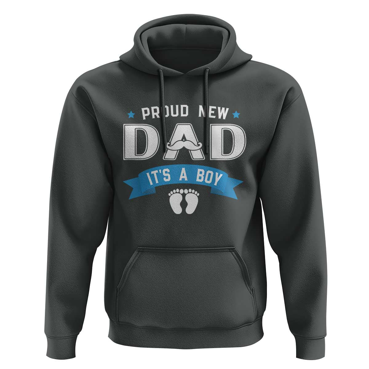 New Dad It's a Boy Hoodie Newborn Daddy Father Baby Boy Son