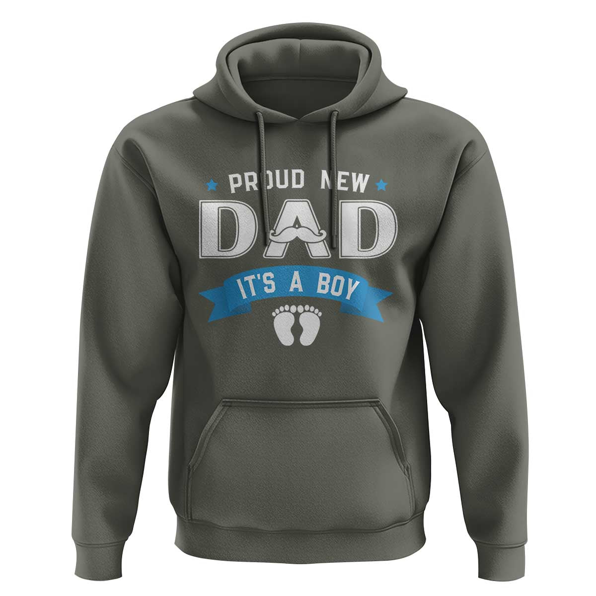 New Dad It's a Boy Hoodie Newborn Daddy Father Baby Boy Son
