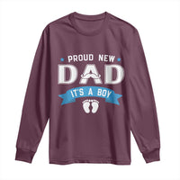 New Dad It's a Boy Long Sleeve Shirt Newborn Daddy Father Baby Boy Son
