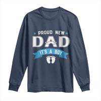 New Dad It's a Boy Long Sleeve Shirt Newborn Daddy Father Baby Boy Son