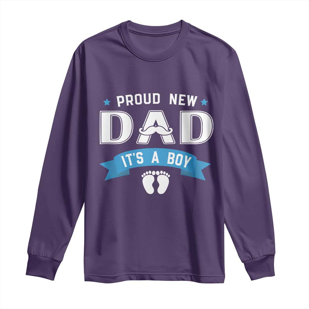 New Dad It's a Boy Long Sleeve Shirt Newborn Daddy Father Baby Boy Son