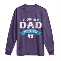 New Dad It's a Boy Long Sleeve Shirt Newborn Daddy Father Baby Boy Son