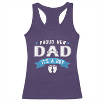 New Dad It's a Boy Racerback Tank Top Newborn Daddy Father Baby Boy Son