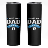New Dad It's a Boy Skinny Tumbler Newborn Daddy Father Baby Boy Son
