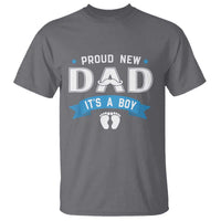 New Dad It's a Boy T Shirt Newborn Daddy Father Baby Boy Son