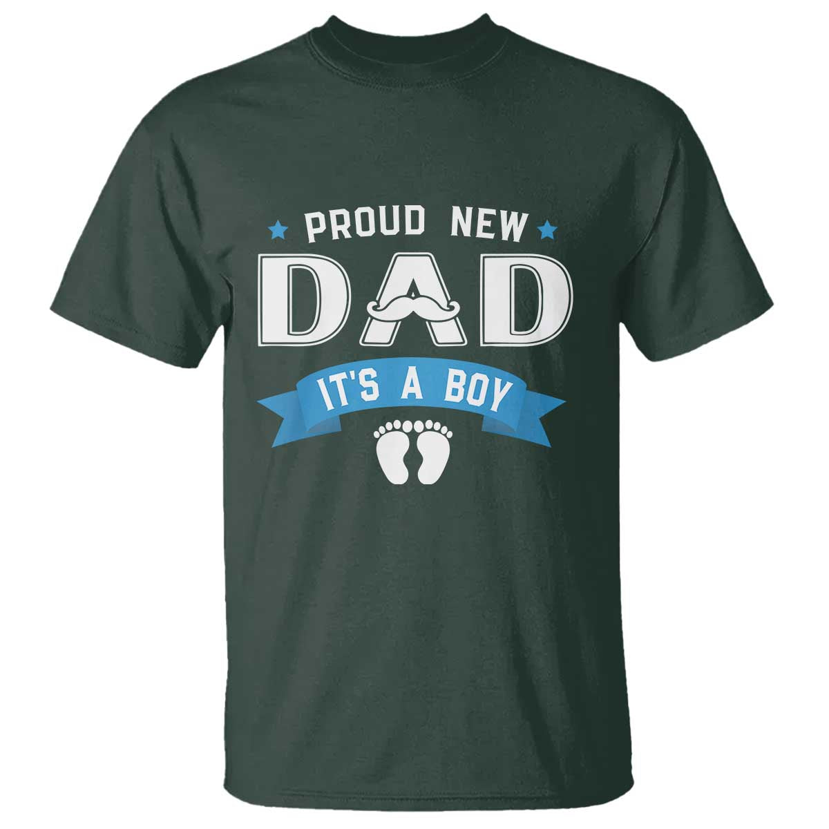 New Dad It's a Boy T Shirt Newborn Daddy Father Baby Boy Son