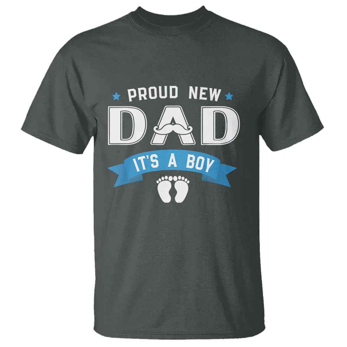 New Dad It's a Boy T Shirt Newborn Daddy Father Baby Boy Son