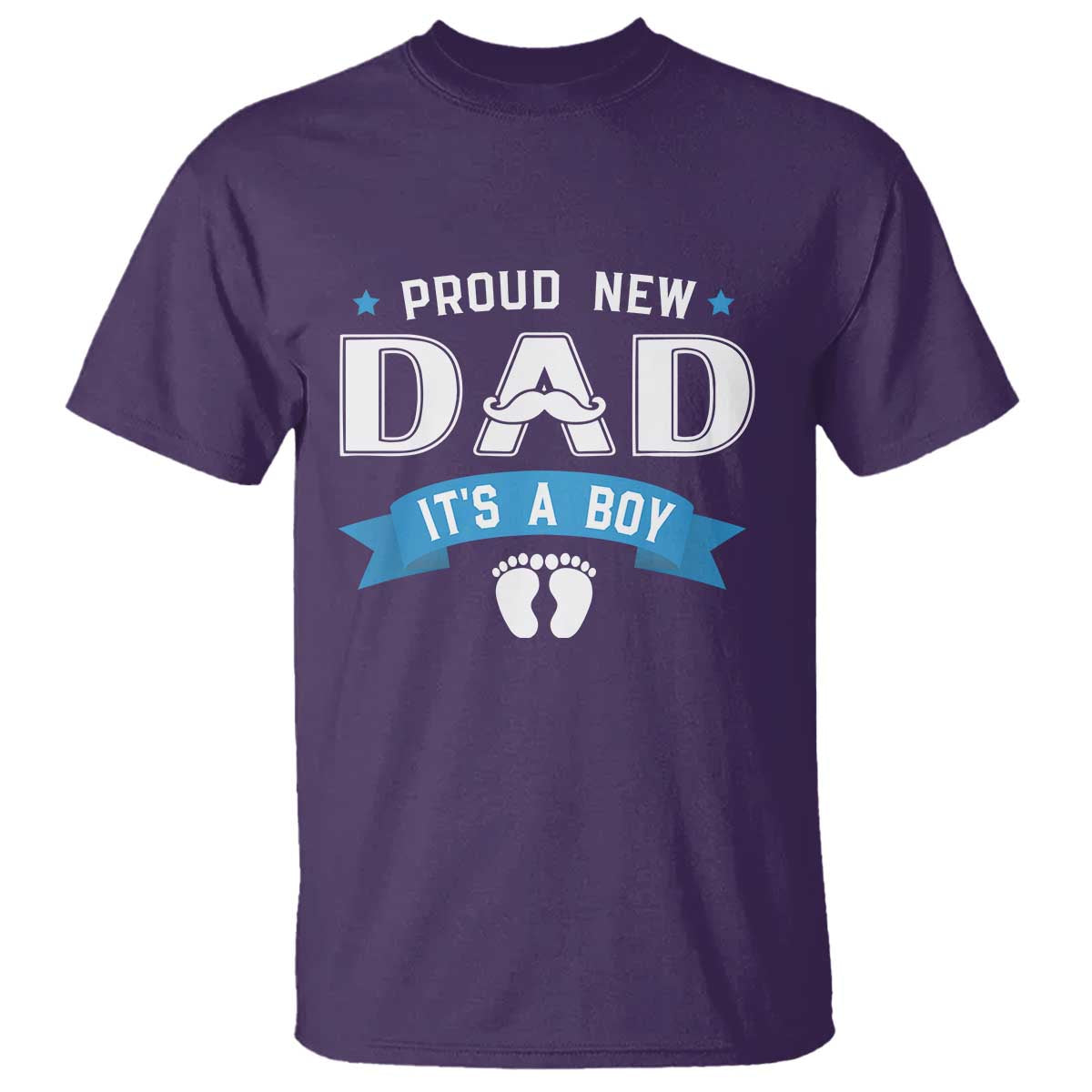 New Dad It's a Boy T Shirt Newborn Daddy Father Baby Boy Son