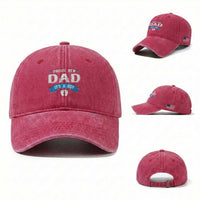 New Dad Its a Boy Washed Cotton Baseball Cap Daddy Of Newborn Baby Boy Son First Father Day
