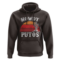 Howdy Putos Hoodie Funny Cactus Retro Vintage