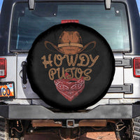 Howdy Putos Spare Tire Cover Funny Western Country Rodeo Southern Retro Cowboy - Wonder Print Shop