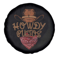 Howdy Putos Spare Tire Cover Funny Western Country Rodeo Southern Retro Cowboy - Wonder Print Shop