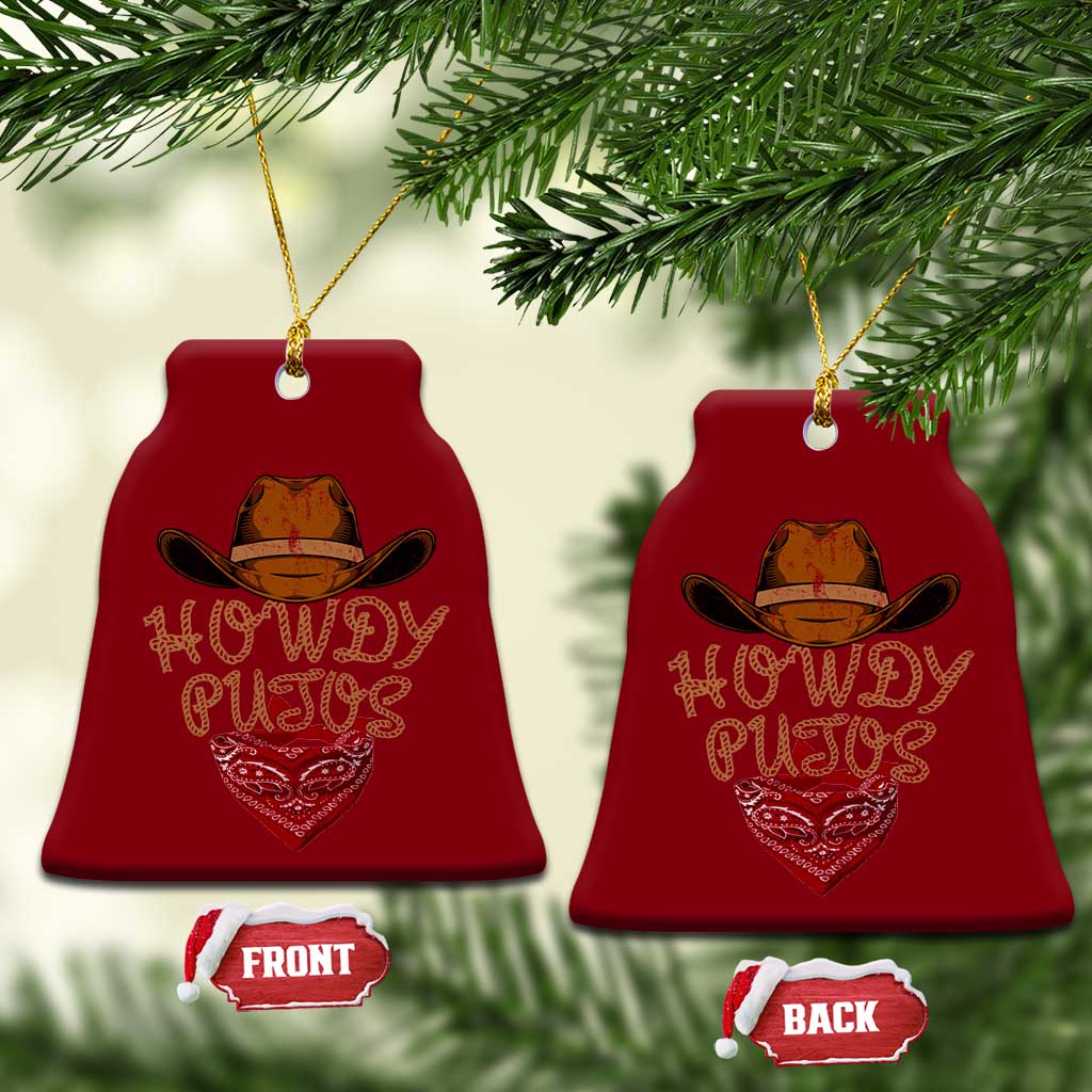 Howdy Putos Ceramic Ornament Funny Western Country Rodeo Southern Retro Cowboy - Wonder Print Shop