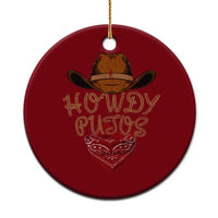 Howdy Putos Ceramic Ornament Funny Western Country Rodeo Southern Retro Cowboy - Wonder Print Shop