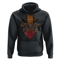 Howdy Putos Hoodie Funny Western Country Rodeo Southern Retro Cowboy - Wonder Print Shop