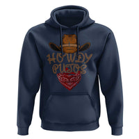 Howdy Putos Hoodie Funny Western Country Rodeo Southern Retro Cowboy - Wonder Print Shop