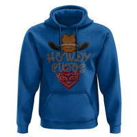 Howdy Putos Hoodie Funny Western Country Rodeo Southern Retro Cowboy - Wonder Print Shop