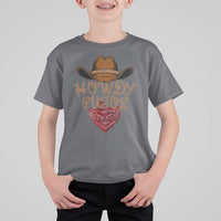 Howdy Putos T Shirt For Kid Funny Western Country Rodeo Southern Retro Cowboy - Wonder Print Shop