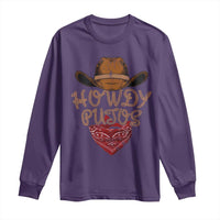 Howdy Putos Long Sleeve Shirt Funny Western Country Rodeo Southern Retro Cowboy - Wonder Print Shop