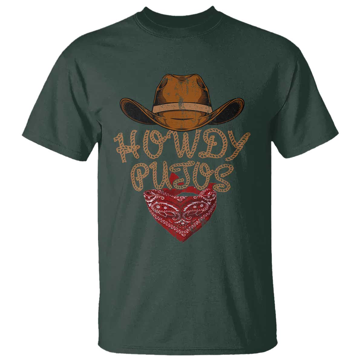 Howdy Putos T Shirt Funny Western Country Rodeo Southern Retro Cowboy - Wonder Print Shop