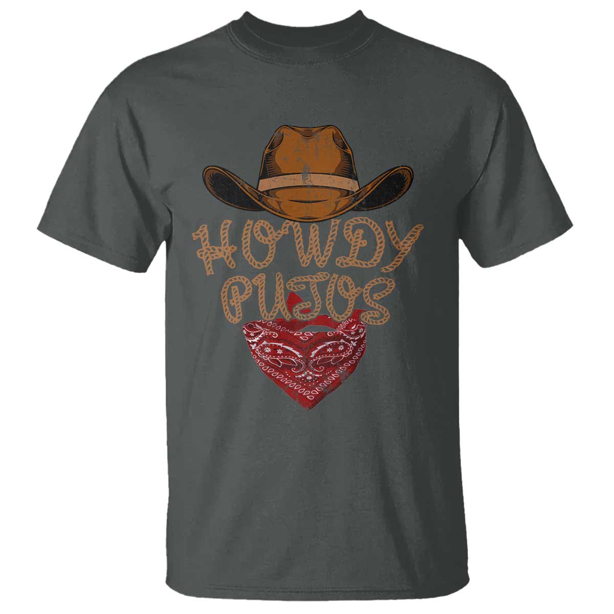 Howdy Putos T Shirt Funny Western Country Rodeo Southern Retro Cowboy - Wonder Print Shop