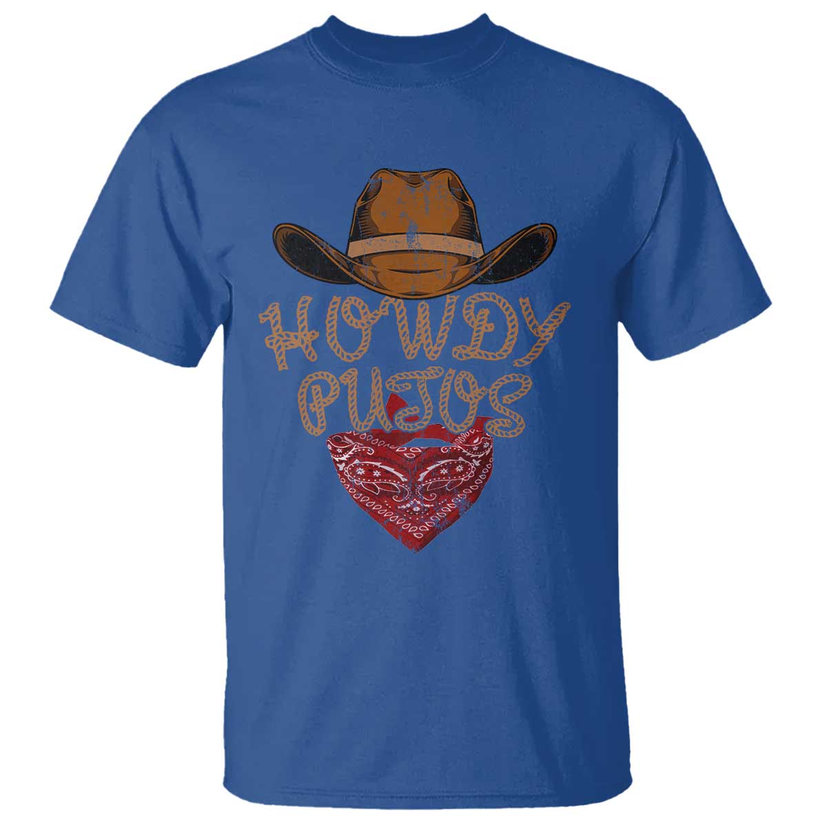 Howdy Putos T Shirt Funny Western Country Rodeo Southern Retro Cowboy - Wonder Print Shop