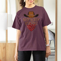 Howdy Putos T Shirt For Women Funny Western Country Rodeo Southern Retro Cowboy - Wonder Print Shop