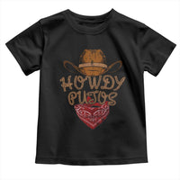 Howdy Putos Toddler T Shirt Funny Western Country Rodeo Southern Retro Cowboy - Wonder Print Shop