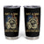 Just A Dad Who Always Came Back With The Milk Tumbler Cup Raccoon American Flag Father's Day