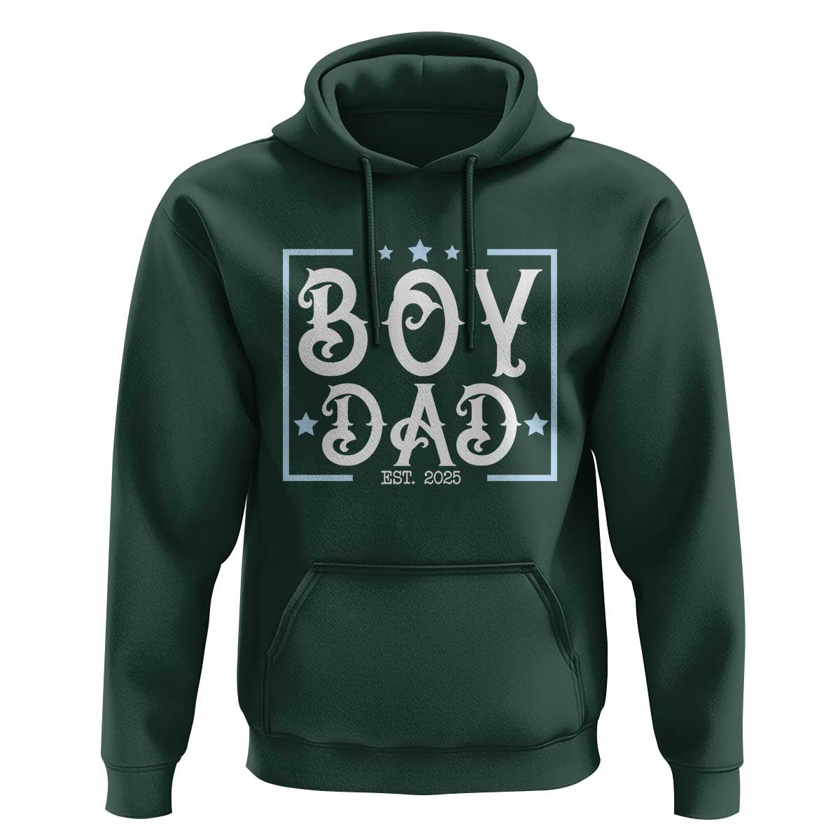 Boy Dad Est 2025 Hoodie Expect Baby Boy Son Fathers Day 2025