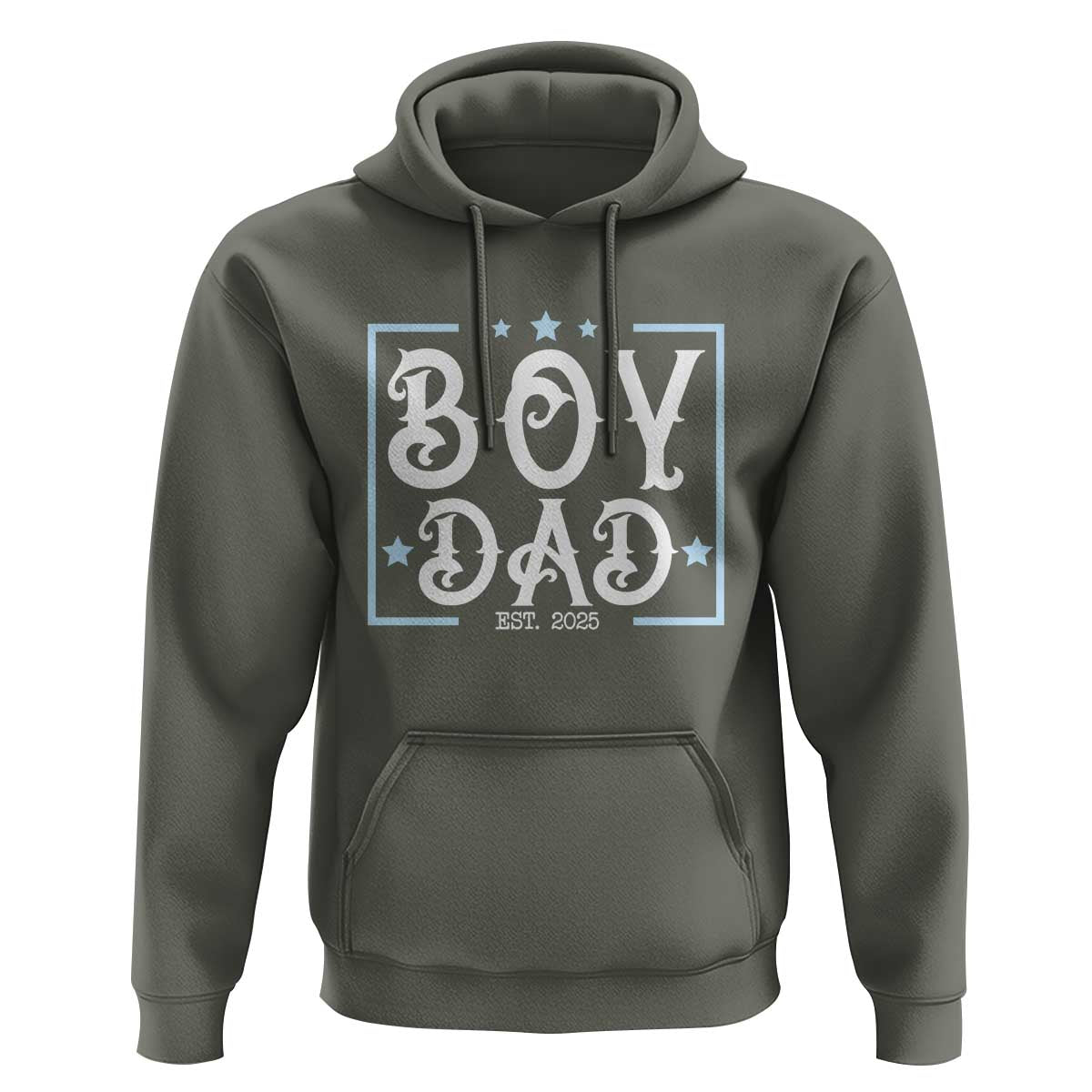 Boy Dad Est 2025 Hoodie Expect Baby Boy Son Fathers Day 2025