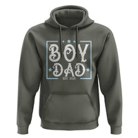 Boy Dad Est 2025 Hoodie Expect Baby Boy Son Fathers Day 2025
