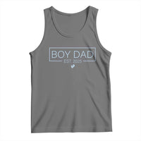 Boy Dad Est 2025 Tank Top Daddy Of Newborn Baby Boy First Fathers Day