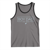 Boy Dad Est 2025 Tank Top Daddy Of Newborn Baby Boy First Fathers Day
