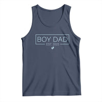 Boy Dad Est 2025 Tank Top Daddy Of Newborn Baby Boy First Fathers Day