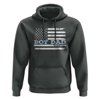 Boy Dad Est 2025 Hoodie Newborn Daddy Father Baby Boy Son USA Flag