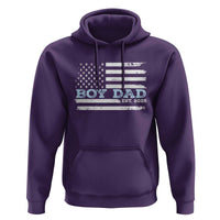 Boy Dad Est 2025 Hoodie Newborn Daddy Father Baby Boy Son USA Flag