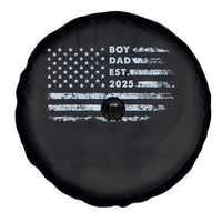 Boy Dad Est 2025 Spare Tire Cover American Flag First Fathers Day