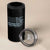 Boy Dad Est 2025 4 in 1 Can Cooler Tumbler American Flag First Fathers Day