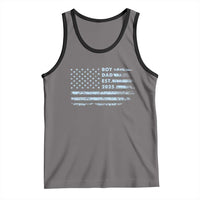 Boy Dad Est 2025 Tank Top American Flag First Fathers Day