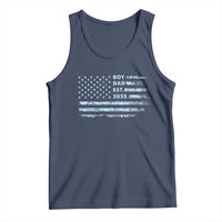 Boy Dad Est 2025 Tank Top American Flag First Fathers Day