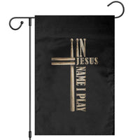Christian Drummer Garden Flag In Jesus Name I Play Drumstick Cross Drums Percussionist