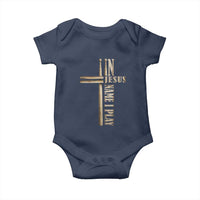 Christian Drummer Baby Onesie In Jesus Name I Play Drumstick Cross Drums Percussionist