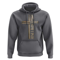Christian Drummer Hoodie In Jesus Name I Play Drumstick Cross Drums Percussionist