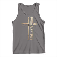 Christian Drummer Tank Top In Jesus Name I Play Drumstick Cross Drums Percussionist