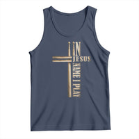 Christian Drummer Tank Top In Jesus Name I Play Drumstick Cross Drums Percussionist