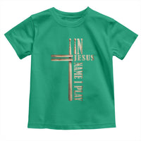 Christian Drummer Toddler T Shirt In Jesus Name I Play Drumstick Cross Drums Percussionist