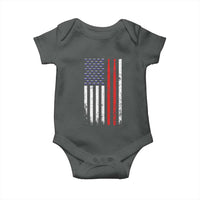 Patriotic Drummer Baby Onesie Percussionist Gift Drumming Drumsticks American Flag