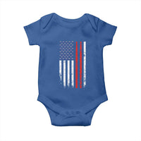 Patriotic Drummer Baby Onesie Percussionist Gift Drumming Drumsticks American Flag